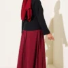 Basic Shirt with Front Pleats Black – Bild 3