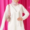 Shoulder Lace Scarf Two-Piece Set Ecru - Imagen 2