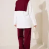 Shoulder Detail Two-Piece Set Violet – Image 4