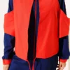 Two-Piece Set with Shoulder Stripe Red - Image 4