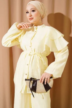 Alternative view of Two-Piece Set Yellow