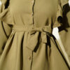 Buttoned Two-Piece Set with Ruffled Shoulder Detail Hazel - Afbeelding 4