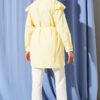 Ruffled Shoulder Belted Shirt Yellow - Imagen 3