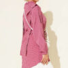 Shoulder Cape Detail Belted Shirt Rose Dust - Imagen 3