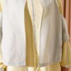 Two-Piece Set with Shoulder Stripe Yellow - Image 4