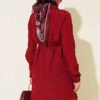 Shoulder Buttoned Pocket Shirt Burgundy – Image 3