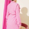 Shoulder Buttoned Pocket Shirt Pink – Image 3
