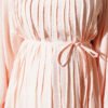 Dress with Stitch Detail and Tie Neckline Powder Pink – Bild 4