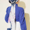 Short Shirt with Front Ribbed Detail Violet – Image 3