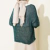 Knitted Mesh Sweater Petrol - Imagen 3