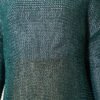 Knitted Mesh Sweater Petrol - Imagen 4