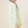 Oversized Shirt Aqua Green – Bild 3