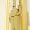 Ruffled Hem Belted Two-Piece Set - immagine 3