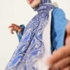 Paisley Print Modal Scarf Beige - immagine 5