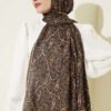 Paisley Print Modal Scarf Camouflage Green - immagine 2