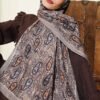 Paisley Print Modal Scarf Mink