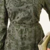 Paisley Sequined Evening Dress Khaki - immagine 4