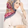 Patchwork Scarf Series Fuchsia