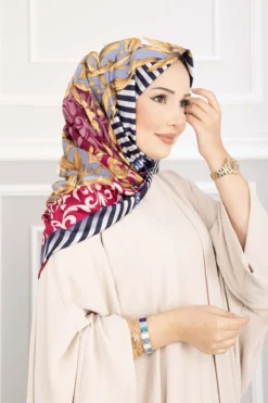 Patchwork Scarf Series Fuchsia