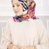 Patchwork Scarf Series Fuchsia – Image 2