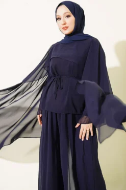 Alternative view of Two-Piece Set Navy Blue