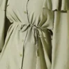 Shirt with Hooded Detail and Tie Belt – Image 4