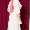 Cape Oversized Skirt Two-Piece Set White - Afbeelding 3