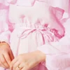 Cape Oversized Skirt Two-Piece Set Pink - Afbeelding 4