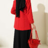 Wide-Leg Trousers with Pleated Detail Black - Afbeelding 3