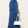Fringed Detail Denim Two-Piece Set Blue - immagine 3