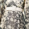 Retro Patterned Chiffon Dress Mint - Image 4