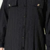 Shirt with Faux Pocket Flap Black - Imagen 4