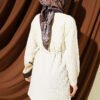Striped Button-Up Shirt with Faux Pocket Flap Stone - immagine 3