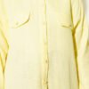 Shirt with Faux Pocket Flap in Muslin Yellow - Imagen 4
