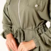 Fake Pocket Zippered Two-Piece Set - immagine 4