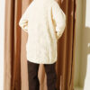 Shawl Collar Rice Knit Cardigan Stone - Afbeelding 3