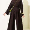 Two-Piece Set Dark Brown