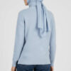 Oversized Soft Knit Sweater Blue – Image 3