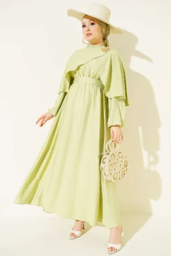 Dress with Snail Clip Detail