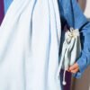 Twisted Pattern Cotton Ayrobin Scarf Baby Blue - Image 4