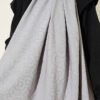 Twisted Pattern Cotton Ayrobin Scarf Grey - Afbeelding 4