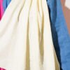 Twisted Pattern Cotton Ayrobin Scarf Cream - Afbeelding 4