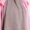 Twisted Pattern Cotton Ayrobin Scarf Mink - Afbeelding 4