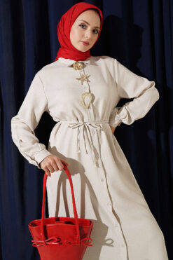 Alternative view of Symbolic Gold Accessory Twin Set Beige