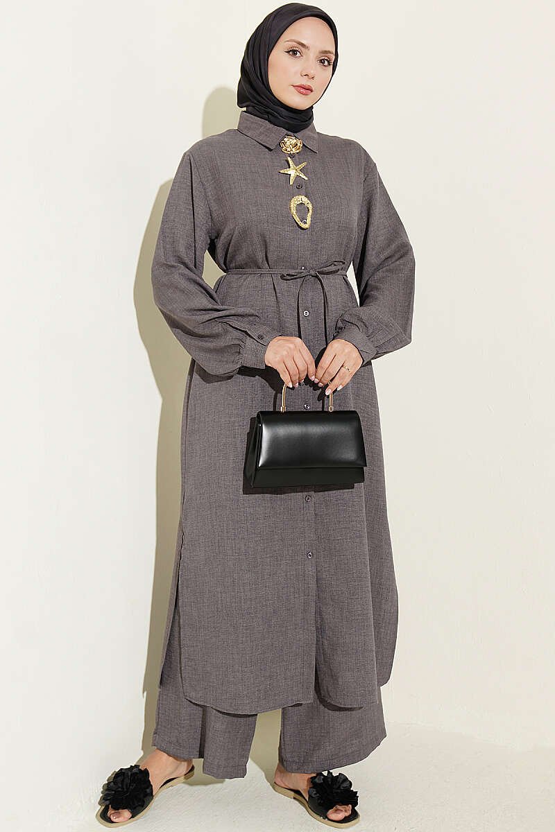 Symbolic Gold Accessory Twin Set Smoke