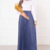 Sena Pleated Skirt Indigo