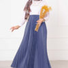 Sena Pleated Skirt Indigo - Afbeelding 3