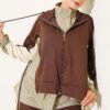 Striped Detail Sports Two-Piece Set Brown - immagine 2