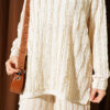 Striped Ruffled Tunic Set Beige – Bild 4