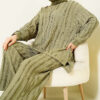 Striped Ruffled Tunic Set Hazel